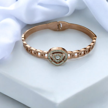 Eternal Rose Gold Plated Diamond Bracelet