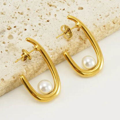 Radiant Gold Hoop Earrings