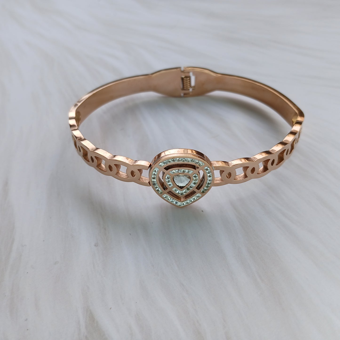 Eternal Rose Gold Plated Diamond Bracelet