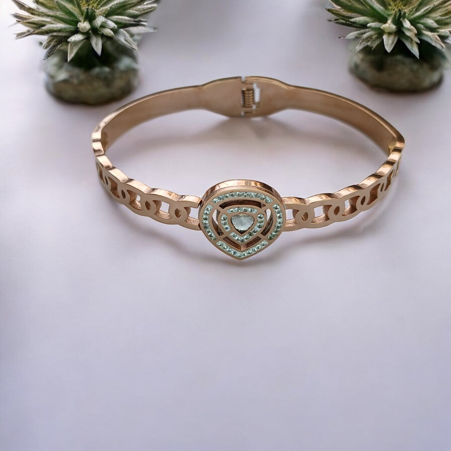 Eternal Rose Gold Plated Diamond Bracelet