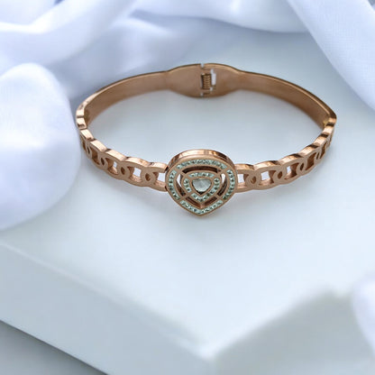 Eternal Rose Gold Plated Diamond Bracelet