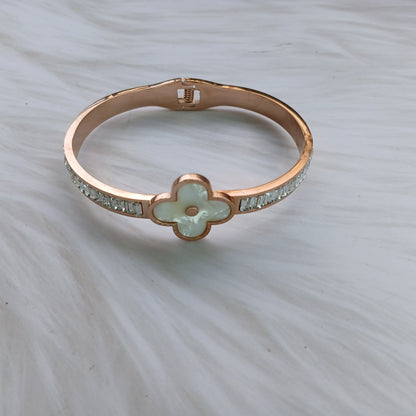 Blooming Elegance Rose Gold Bangle