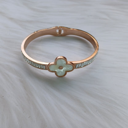 Blooming Elegance Rose Gold Bangle