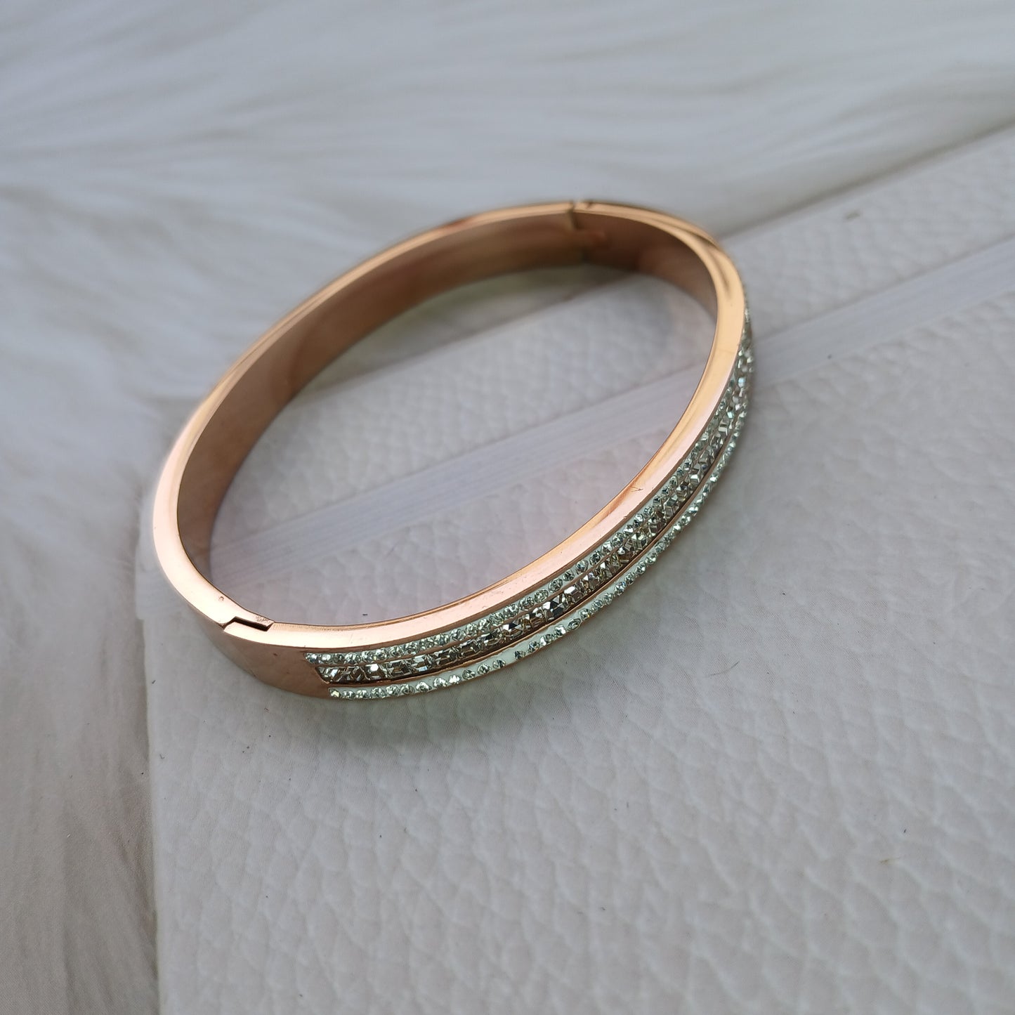 Tri-Glow Diamond Bangle