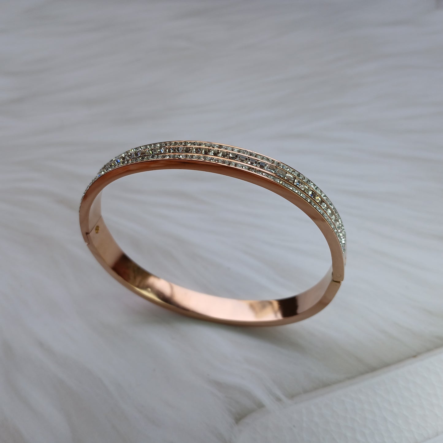 Tri-Glow Diamond Bangle