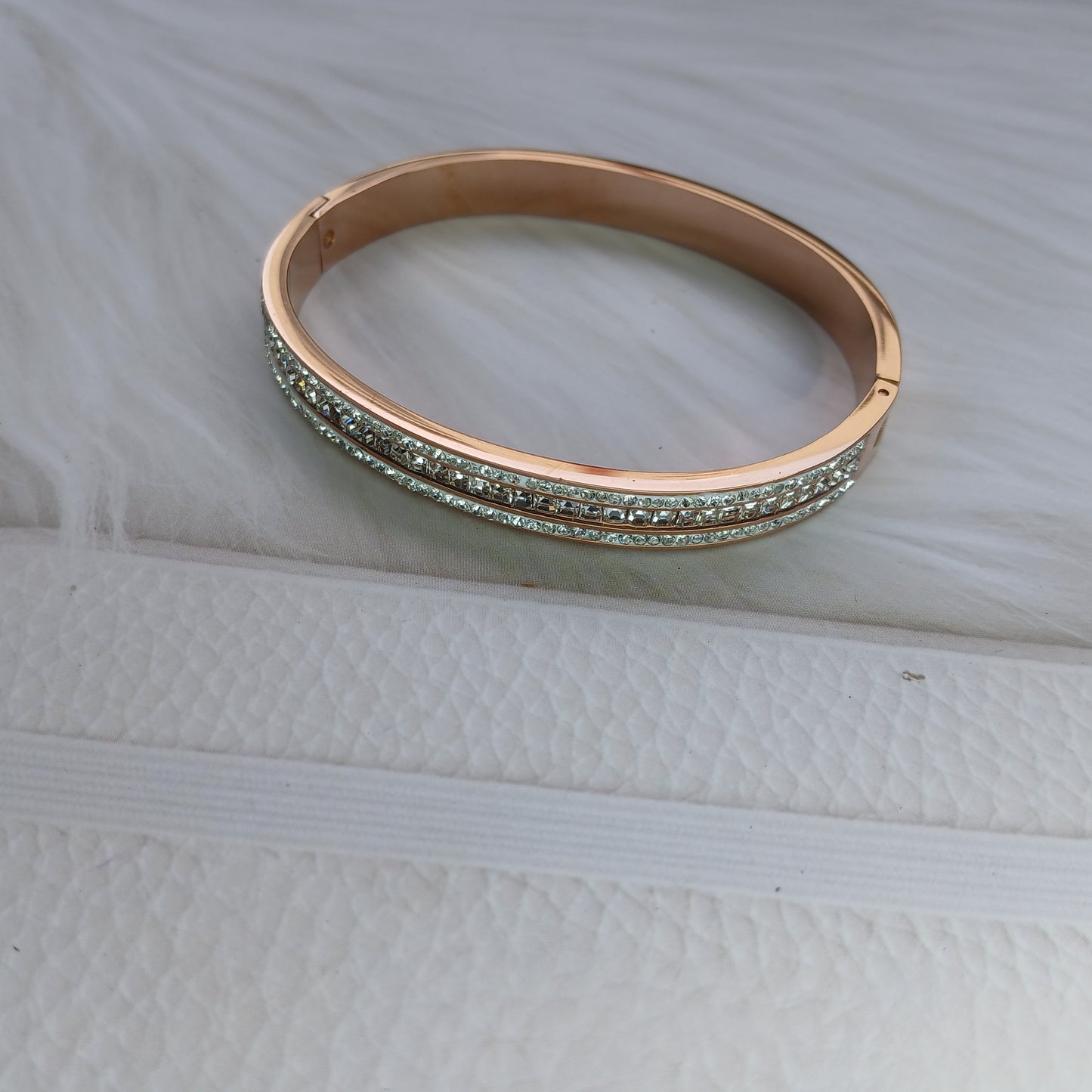 Tri-Glow Diamond Bangle