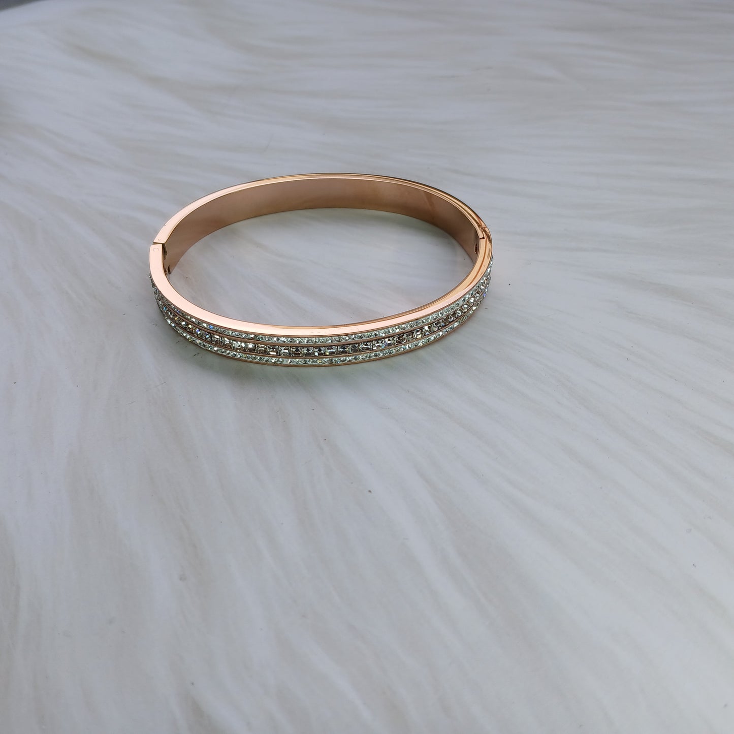 Tri-Glow Diamond Bangle