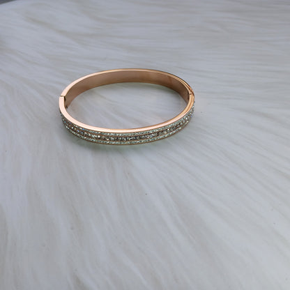 Tri-Glow Diamond Bangle