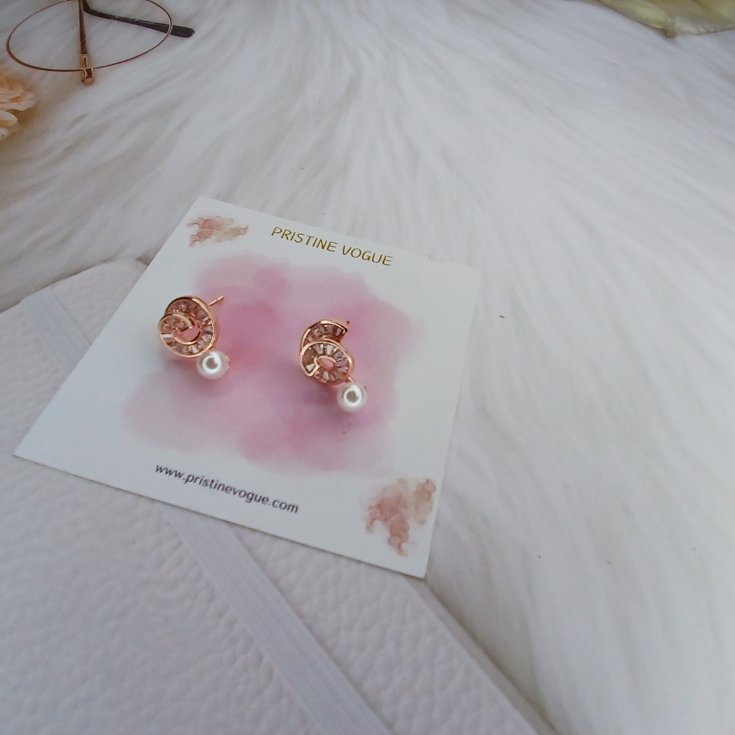 Aurora Pearl Drop Earrings