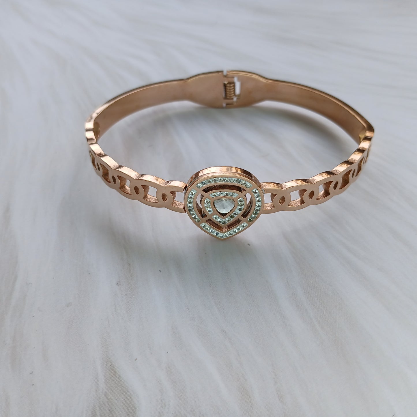 Eternal Rose Gold Plated Diamond Bracelet