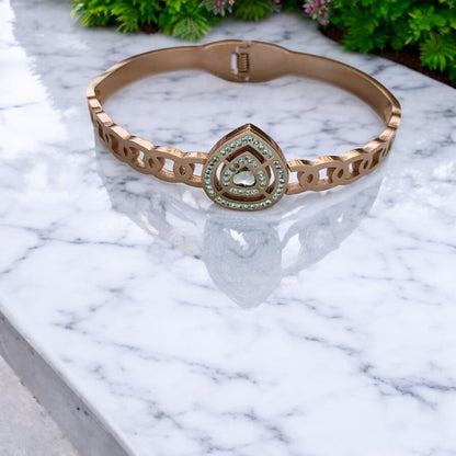 Eternal Rose Gold Plated Diamond Bracelet