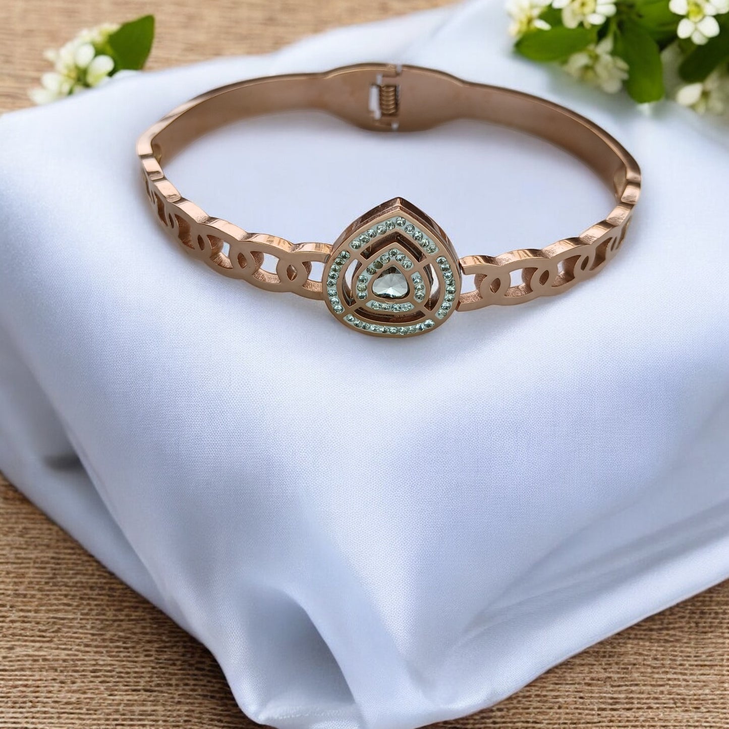 Eternal Rose Gold Plated Diamond Bracelet