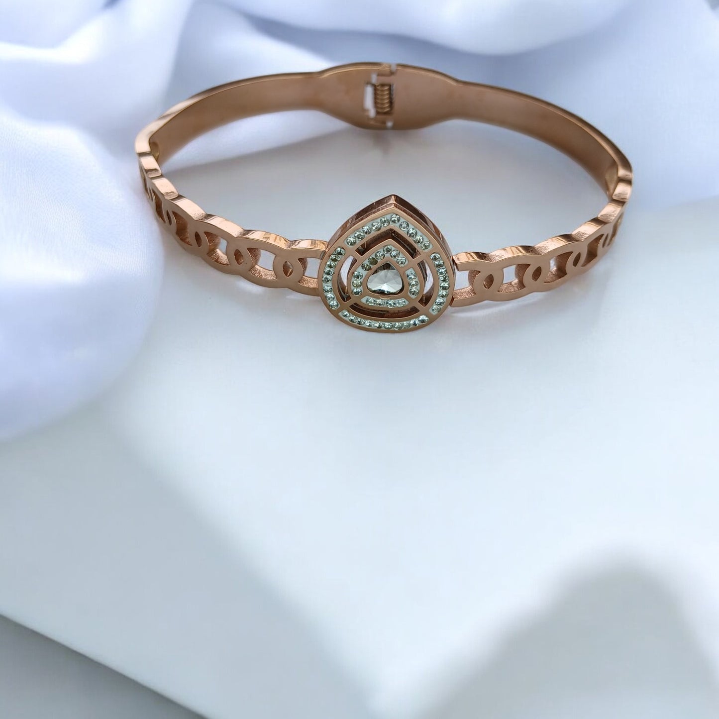 Eternal Rose Gold Plated Diamond Bracelet