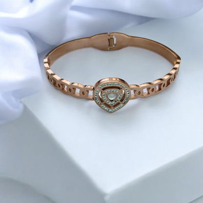 Eternal Rose Gold Plated Diamond Bracelet