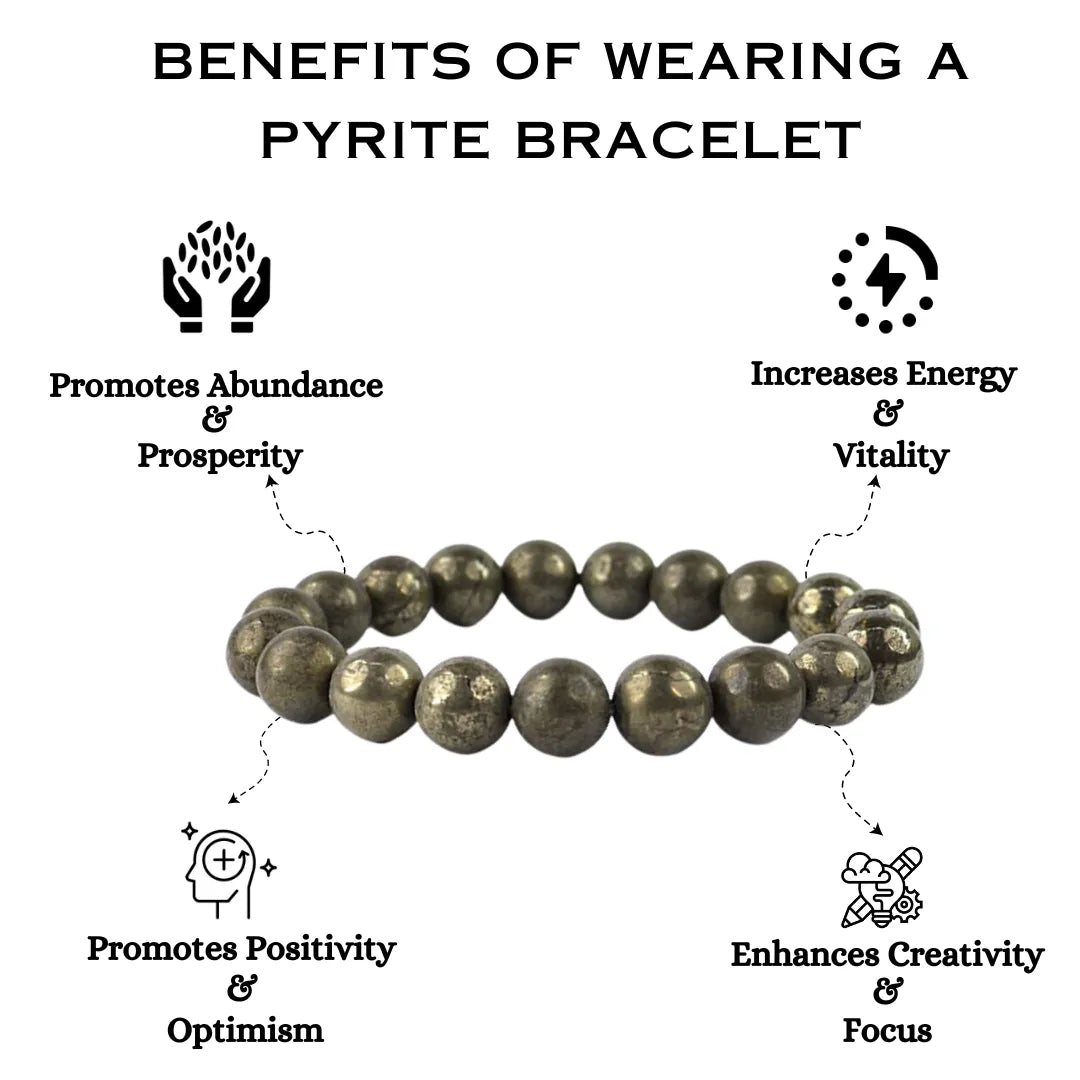 Pyrite Bracelet (Money Magnet) with Certificate