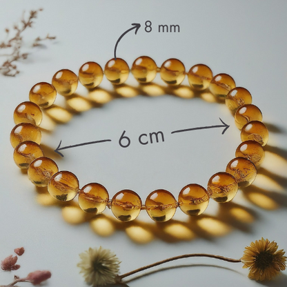 Citrine Bracelet | Natural Gemstone Jewelry for Career, Abundance, Positivity & Joy