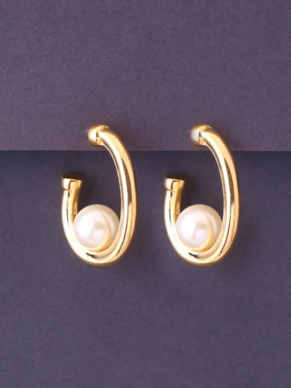 Radiant Gold Hoop Earrings