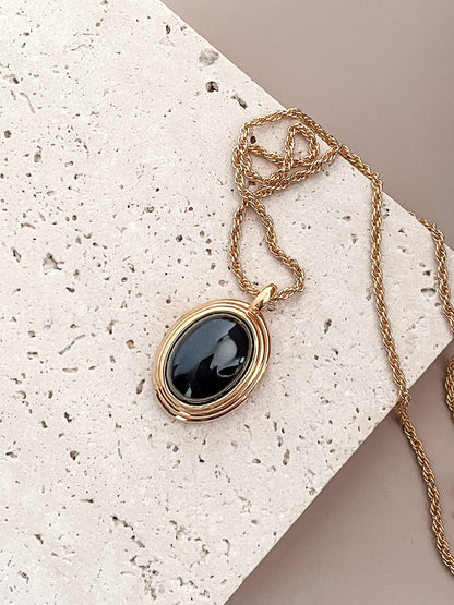 Midnight Luxe Golden Pendant