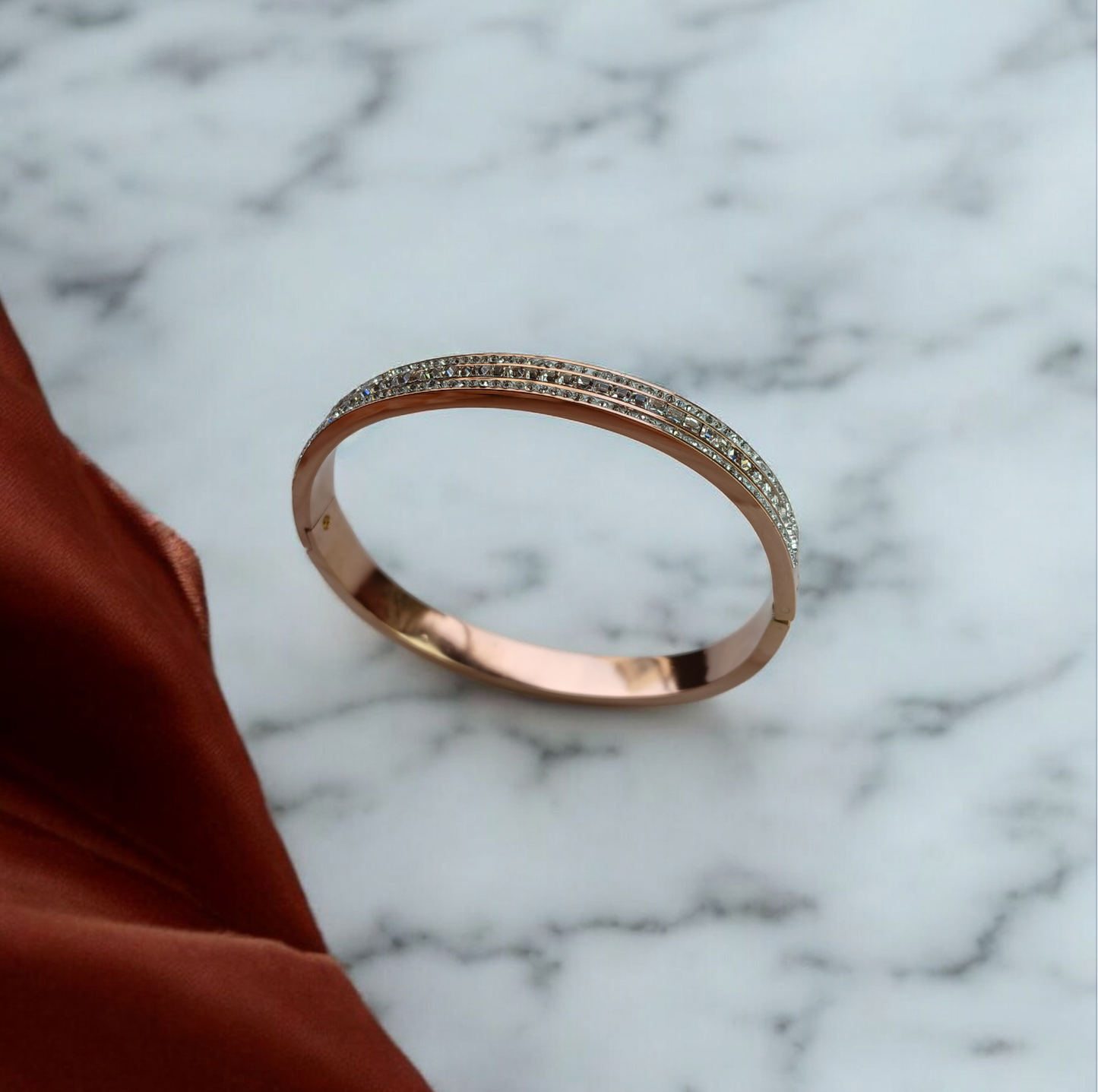 Tri-Glow Diamond Bangle