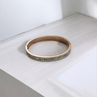 Tri-Glow Diamond Bangle