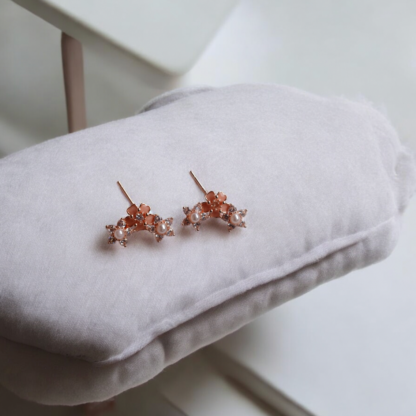 Blossom Pearl Duo Earrings