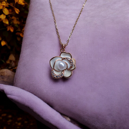 Blossom Glow Rose Gold Pendant