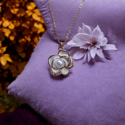 Blossom Glow Rose Gold Pendant