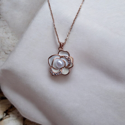 Blossom Glow Rose Gold Pendant