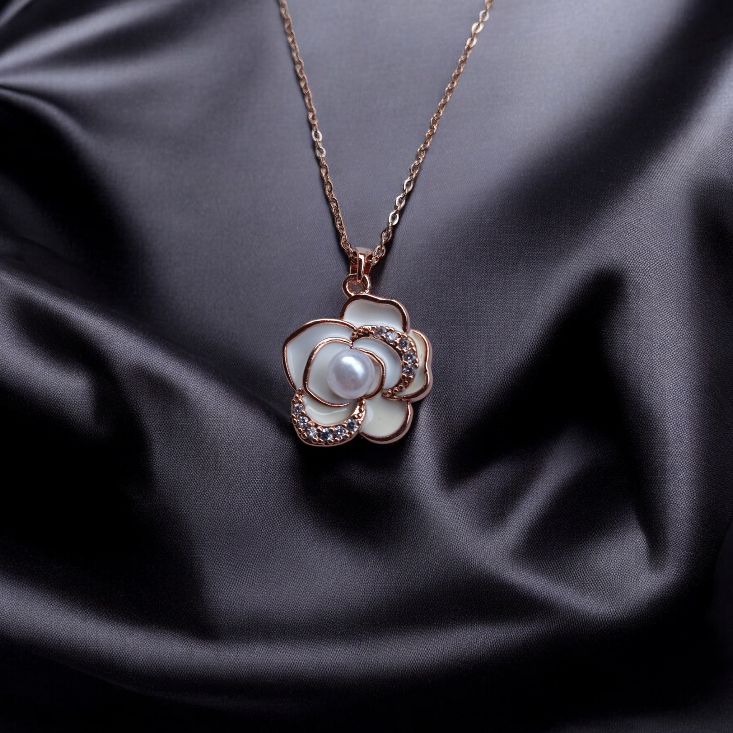 Blossom Glow Rose Gold Pendant