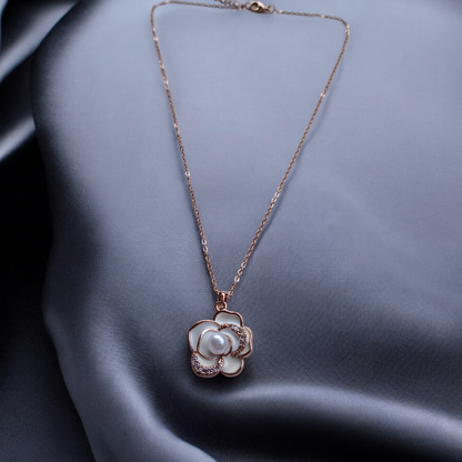 Blossom Glow Rose Gold Pendant