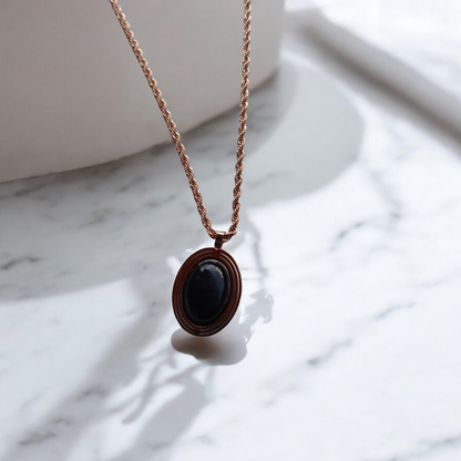 Midnight Luxe Golden Pendant