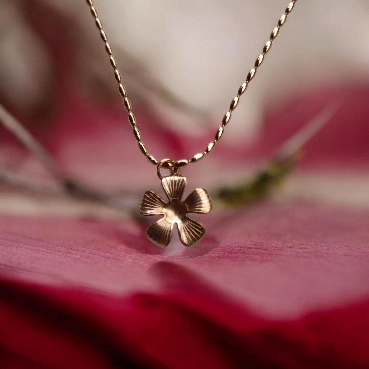 Pure Blossom Rose Gold Pendant