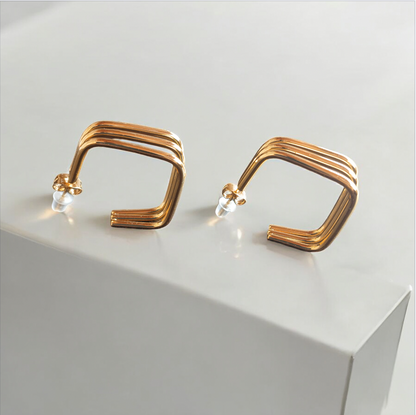 Skewed Square Earring