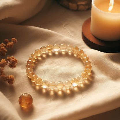 Citrine Bracelet | Natural Gemstone Jewelry for Career, Abundance, Positivity & Joy