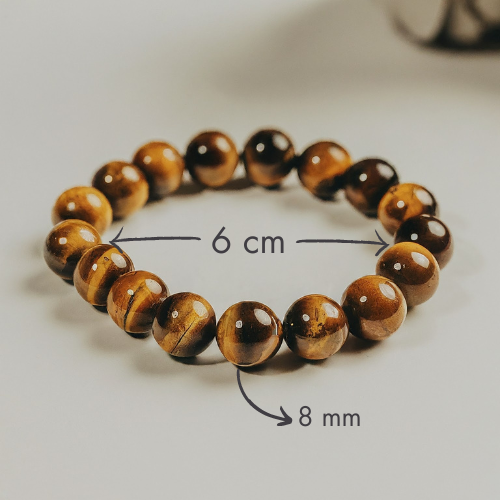 Tiger Eye Bracelet | Natural Gemstone for Strength, Protection & Confidence